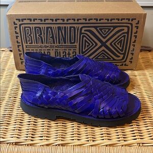 Brand X Purple Huaraches Flats Women’s Size 9.5 NIB